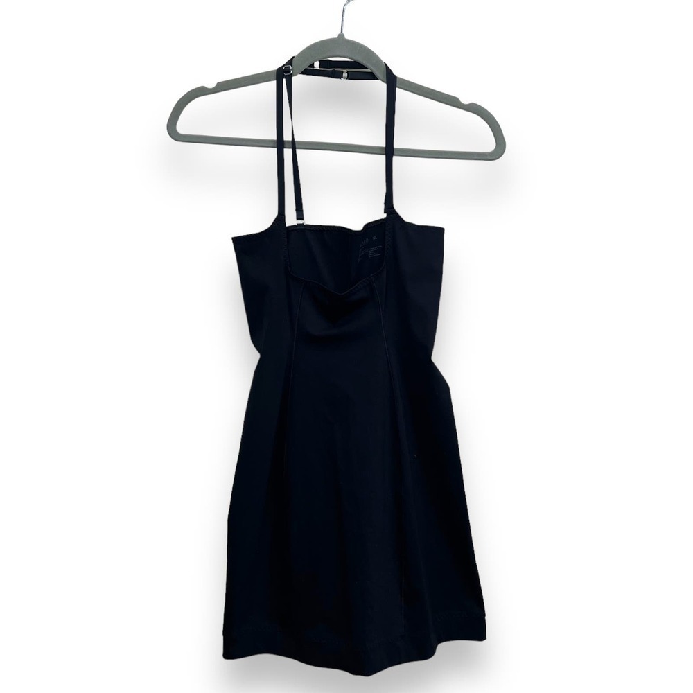 Hanro Shapewear Dress Womens XL Black Body Shaping Slip Micro Fiber Bustless - Picture 2 of 9
